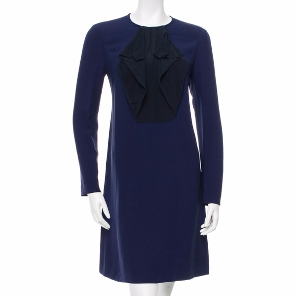 Miu Miu Dresses & Skirts - NEW!!! Miu Miu Silk-Accented Shift Dress